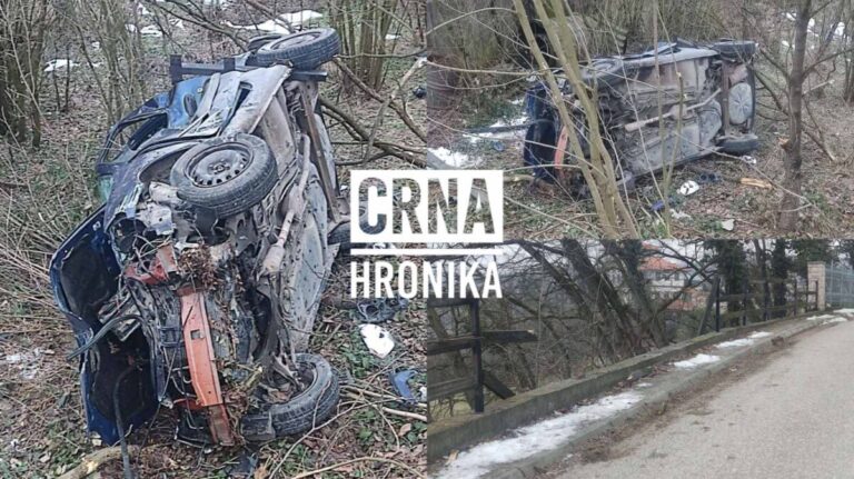 Poginuo 17-godišnji vozač u Gračanici: Automobil potpuno uništen u slijetanju