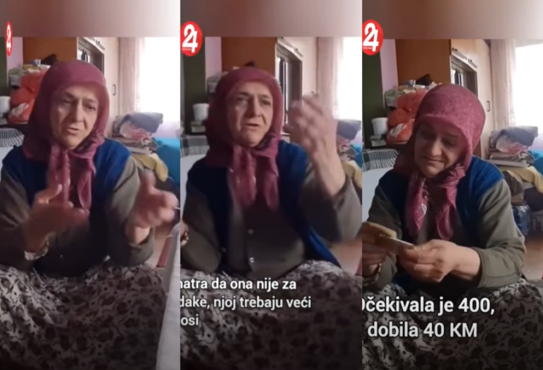 Slučaj u BIH: Baka odbila donaciju od 40 KM, “Mislila sam da ima 400” Slučaj u BIH: Baka odbila donaciju od 40 KM, “Mislila sam da ima 400”