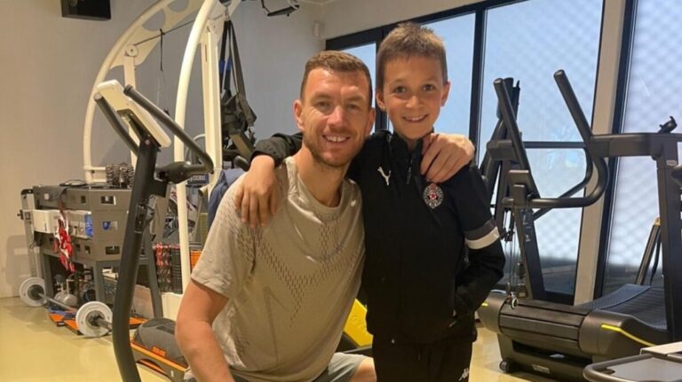 Edin Džeko još jednom pokazao veličinu i uljepšao dan sinu Vladimira Stojkovića