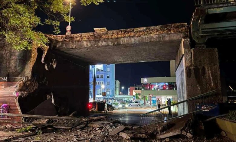 Obrušio se dio mosta na graničnom prelazu Gradiška, saobraćaj obustavljen