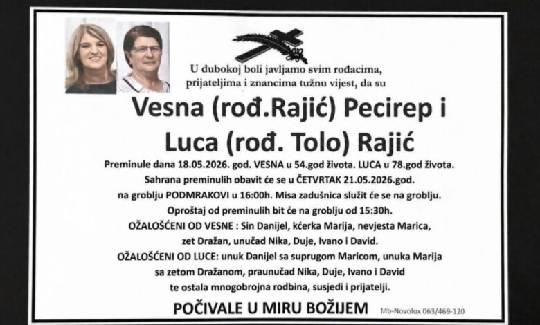 Tragedija u Kiseljaku: Iza Vesne ostalo dvoje djece