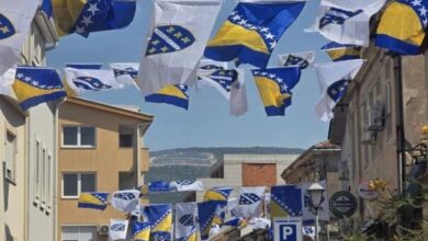 Mostar u bojama BiH: Carina okićena sa 500 zastava pred Mundijal