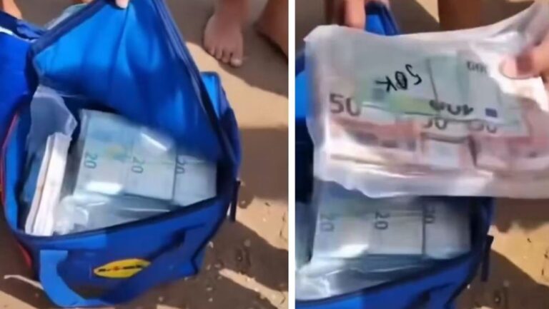 (VIDEO) OVO JE NEVIĐENO: U moru plutalo oko 700 tisuća eura, nastao kaos među kupačima